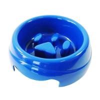 Comedouro Plastico Coma Melhor Azul