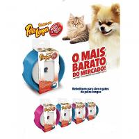 Bebedouro P/ Cães Pelo Longo Plastico 1000ml Azul - 2