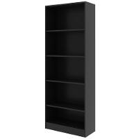 Armário Prateleiras Para Escritório Me4141 Mdp Preto/Preto - 2