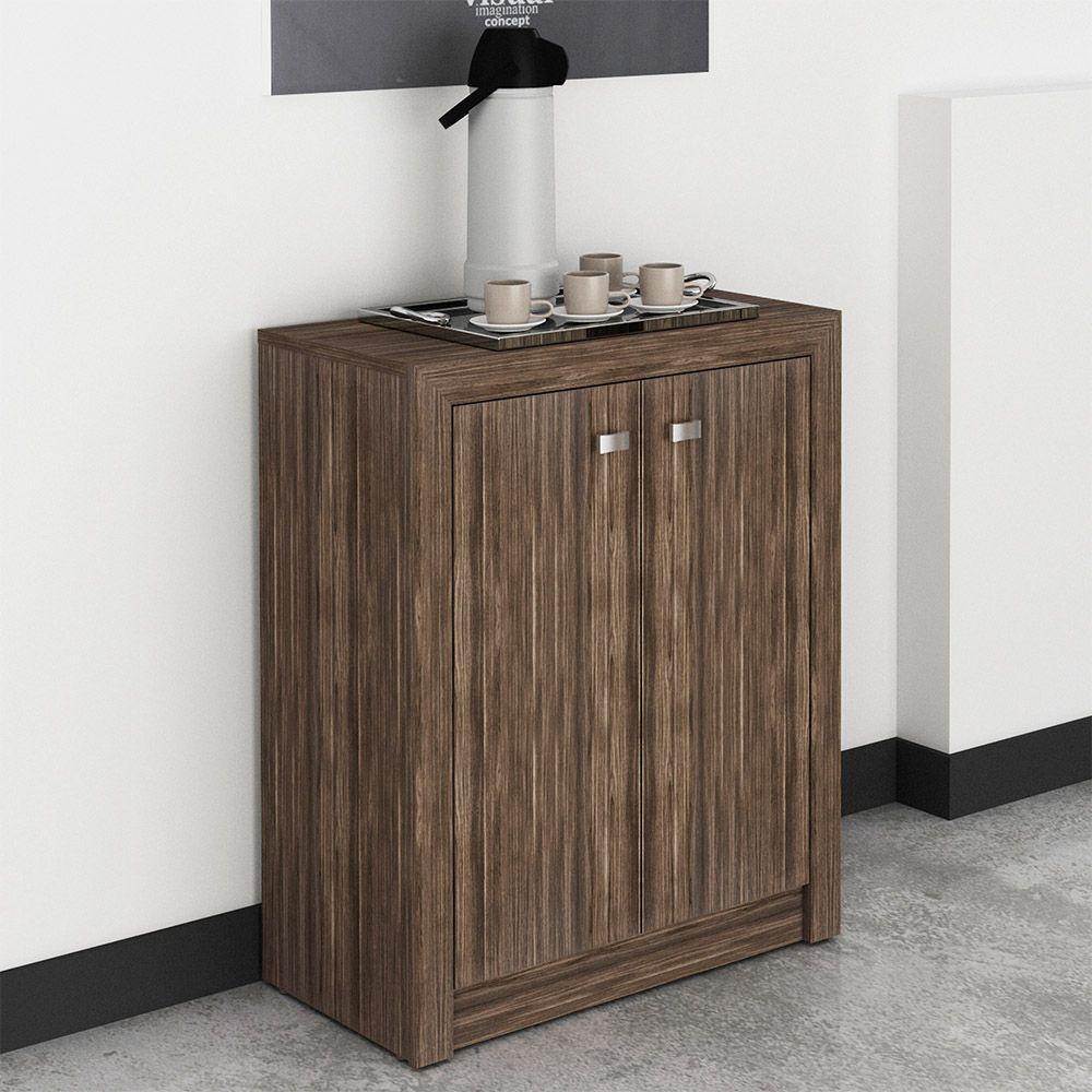 Balcão Para Escritório Home Office Me4103 Mdp Nogal - 3