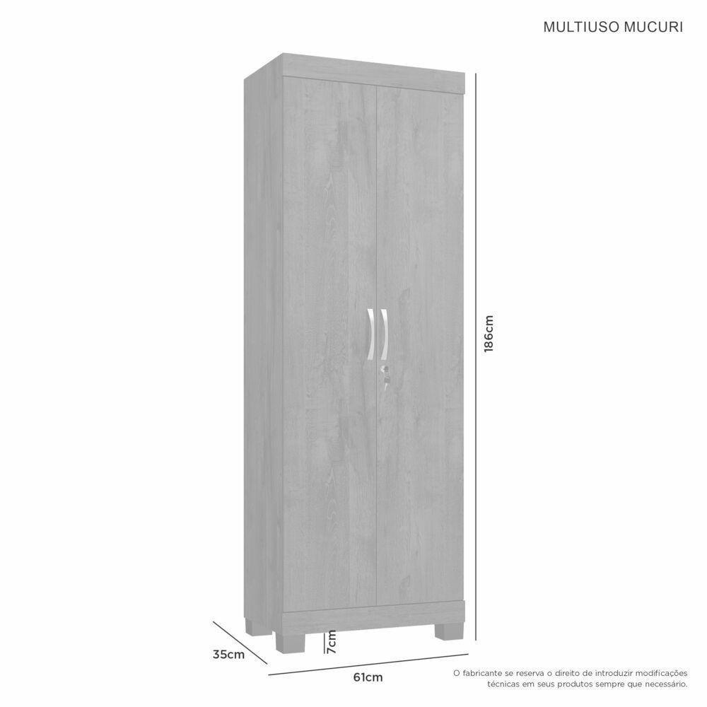 Armário Multiuso Mucuri 2 Portas Jcm Movelaria - 4