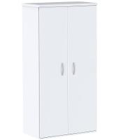 Armário Alto Pe25 Pandin 79,20 Cm (Largura) Em Mdp Liso Branco Com Duas Portas - 1