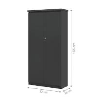 Multiuso 2 Portas Jade Preto Onix - 2