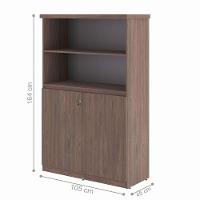 Estante Alta Com 3 Prateleiras Golden Freijo