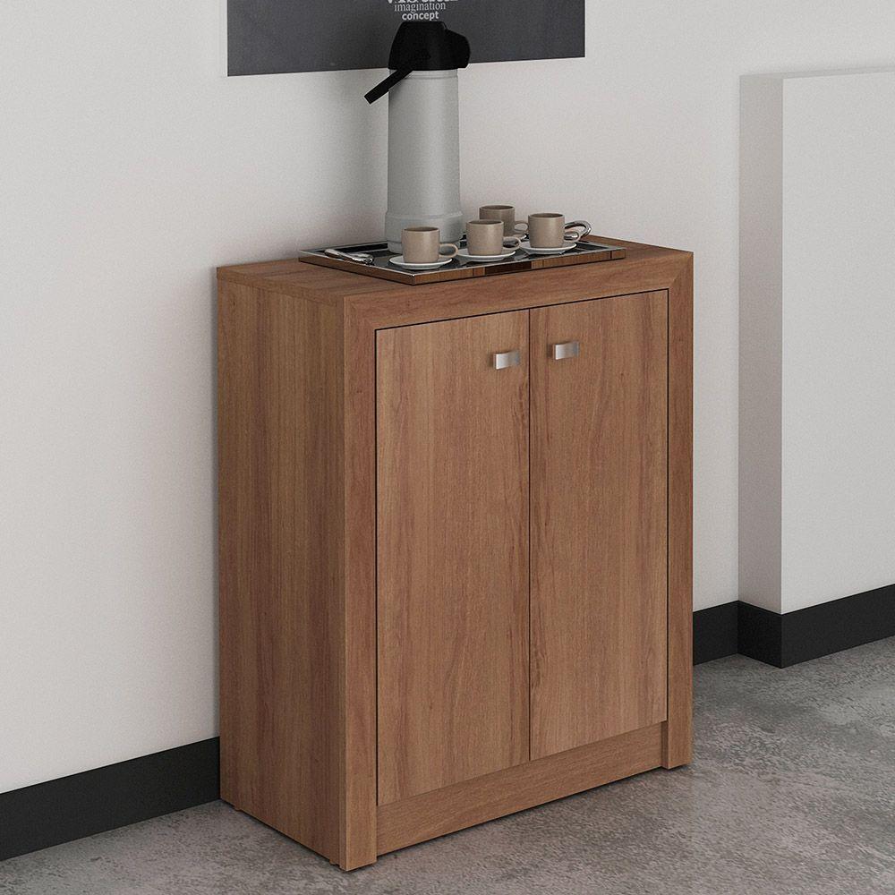 Balcão Para Escritório Home Office Me4103 Mdp Amendoa - 4