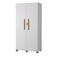 Multiuso Organizador Dacar 2 Portas Com Chaves Branco Branco - 1