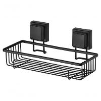 Prateleira Banheiro Suporte Shampoo Ventosa Preto 8050pt - 2