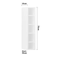 Nicho Garrafeiro Vertical 15cm Para 5 Garrafas Pérola Branco - 3