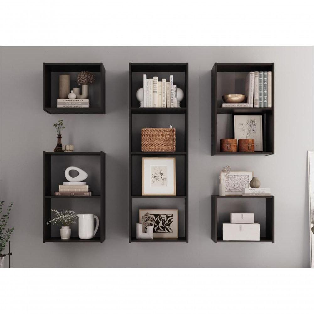 Kit De 10 Nichos Romana Preto Onix - 2