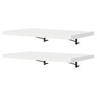 Kit 2 Prateleiras Suspensas Para Cozinha Madesa 60 Cm Com Mão Francesa - Branco Branco - 3