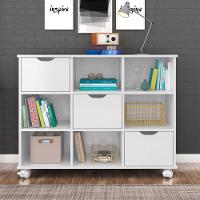 Kit 2 Nichos Organizadores Com Rodízios Toys Q01 3 Gavetas Branco - 4