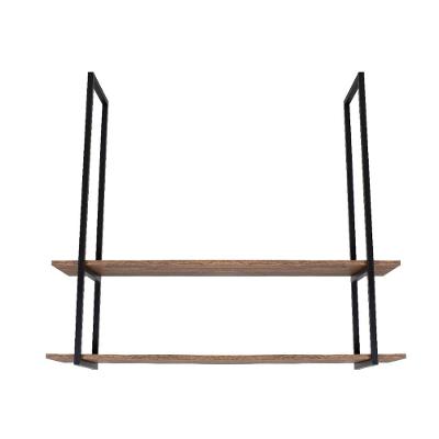 Nicho Preto Prateleira Suspensa Teto Banheiro Madeira 100cm