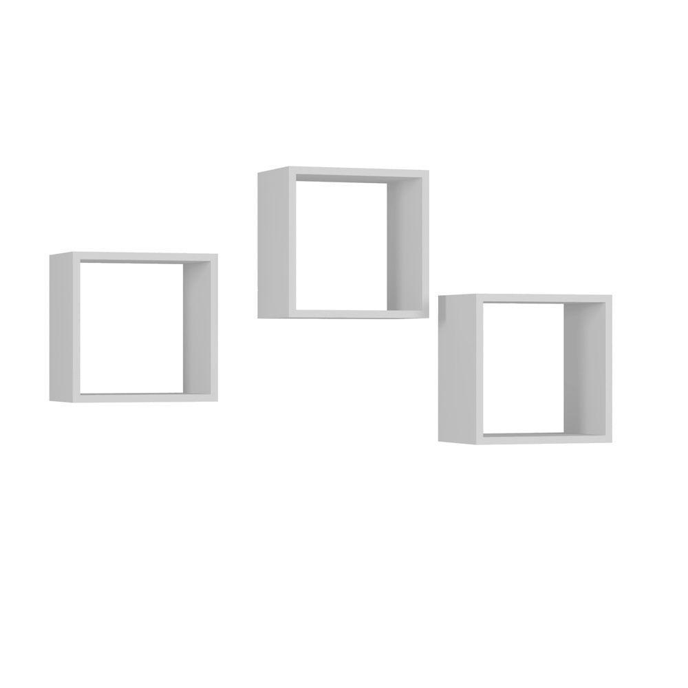 Conjunto Nicho Ajl 3 Peças Branco 1134 - 1