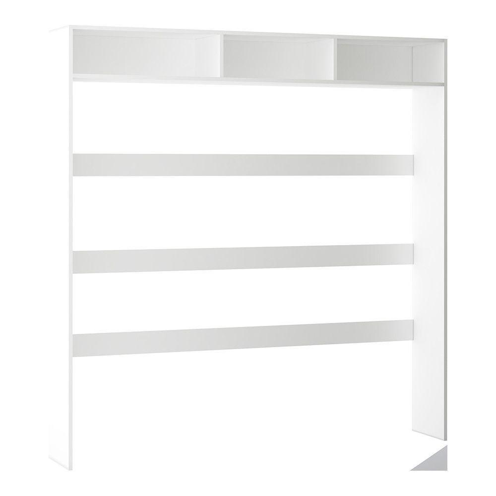 Nicho Para Embutir Painel 165cm Prime Luciane Móveis Branco - 1