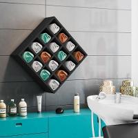 Nicho De Parede Porta Toalha Barbearia 16 Divisões Preto - 6