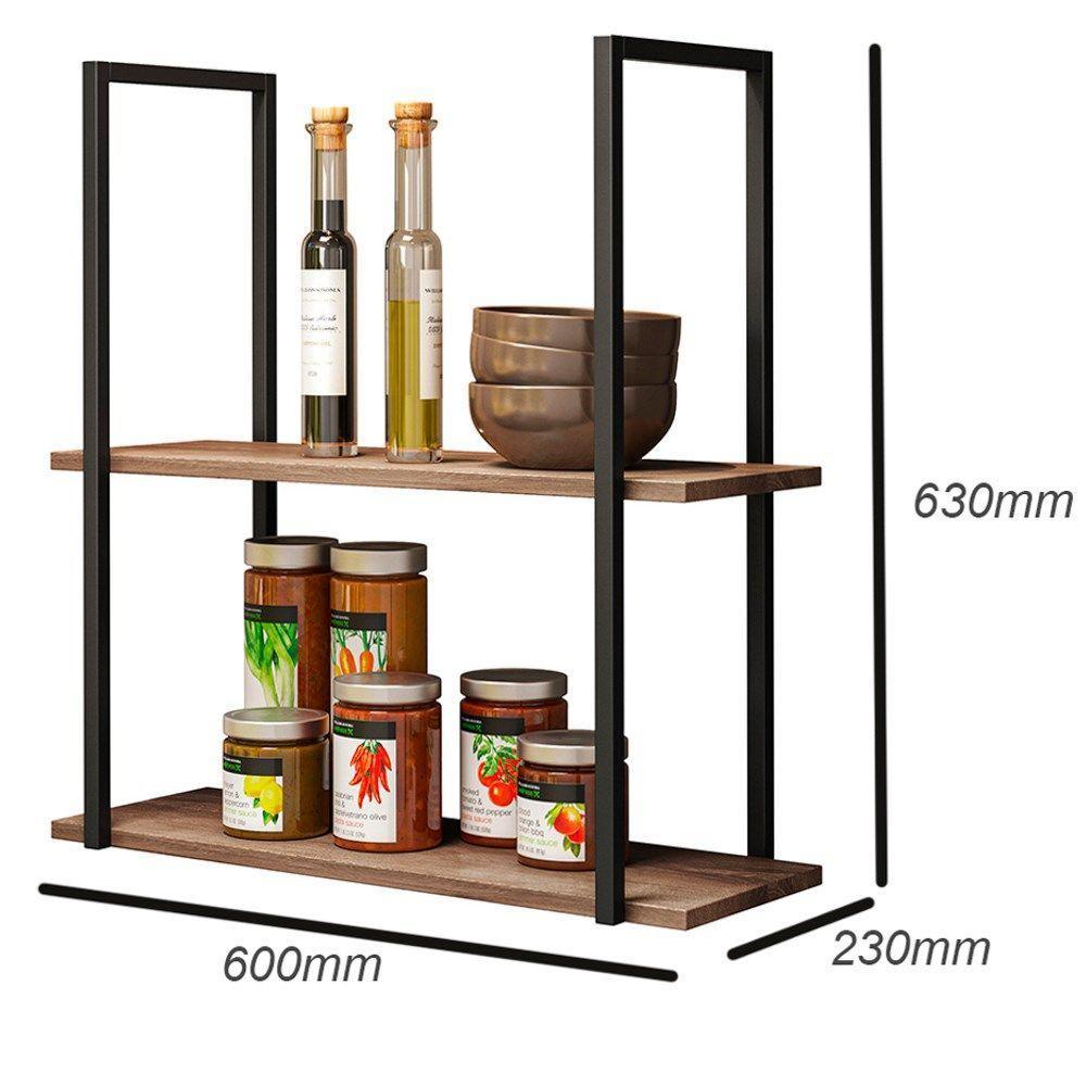 Kit 2 Prateleiras Industrial Multiuso Com 2 Tampos Bp 15mm - 2