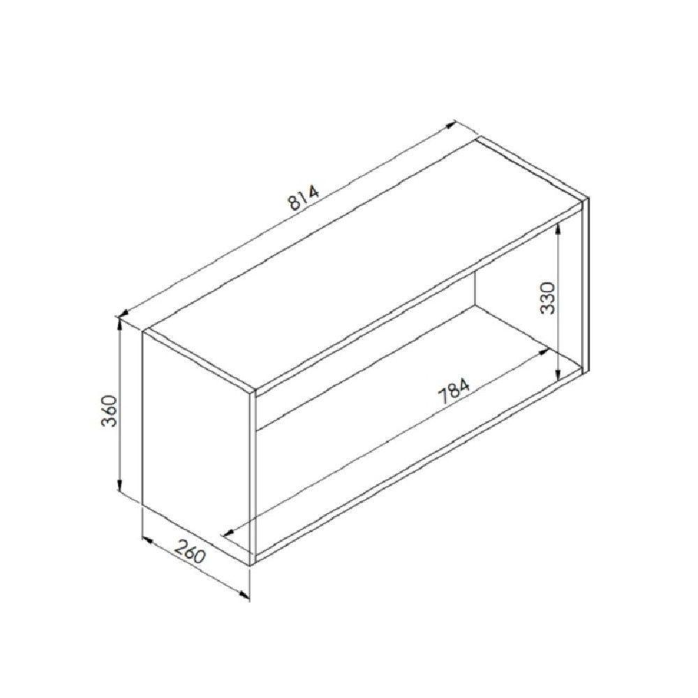 Nicho De Parede Funcionale Horizontal Organizador Multiuso - 3