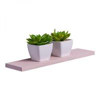 Prateleira 50 X 20cm Rosa Claro Suporte Invisível - 1