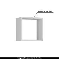 Kit 6 Nichos Organizador 30x30cm Branco