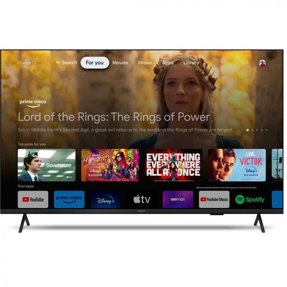 Smart Tv 55 Philips 55pug7408 4k Google Tv Preto Bivolt - 5