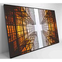 Quadro Arquitetura Espelhos 90x60 Cm Tecido Canvas - 8