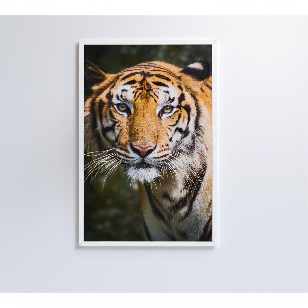 Quadro Tigre 40x60 Cm Tecido Canvas - 7
