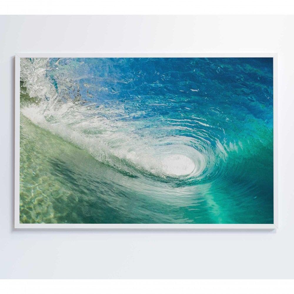 Quadro Ondas 90x60 Cm Tecido Canvas - 2