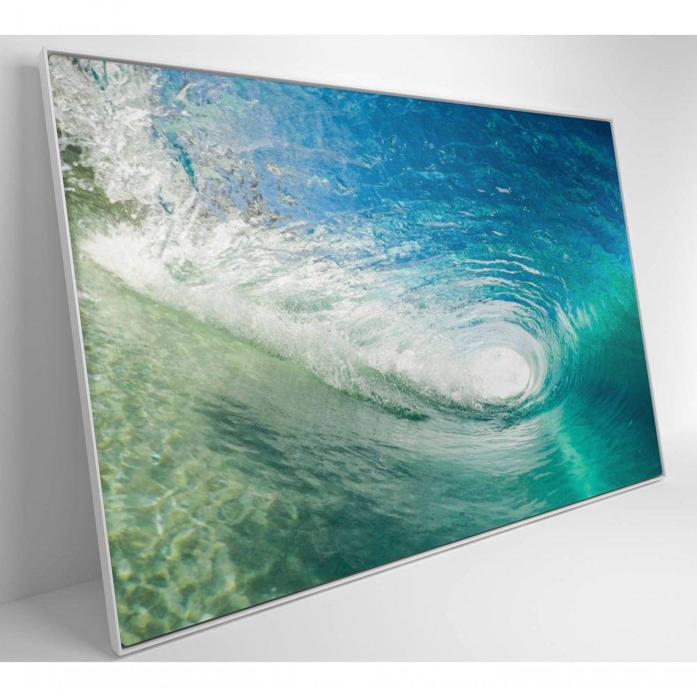 Quadro Ondas 90x60 Cm Tecido Canvas - 8