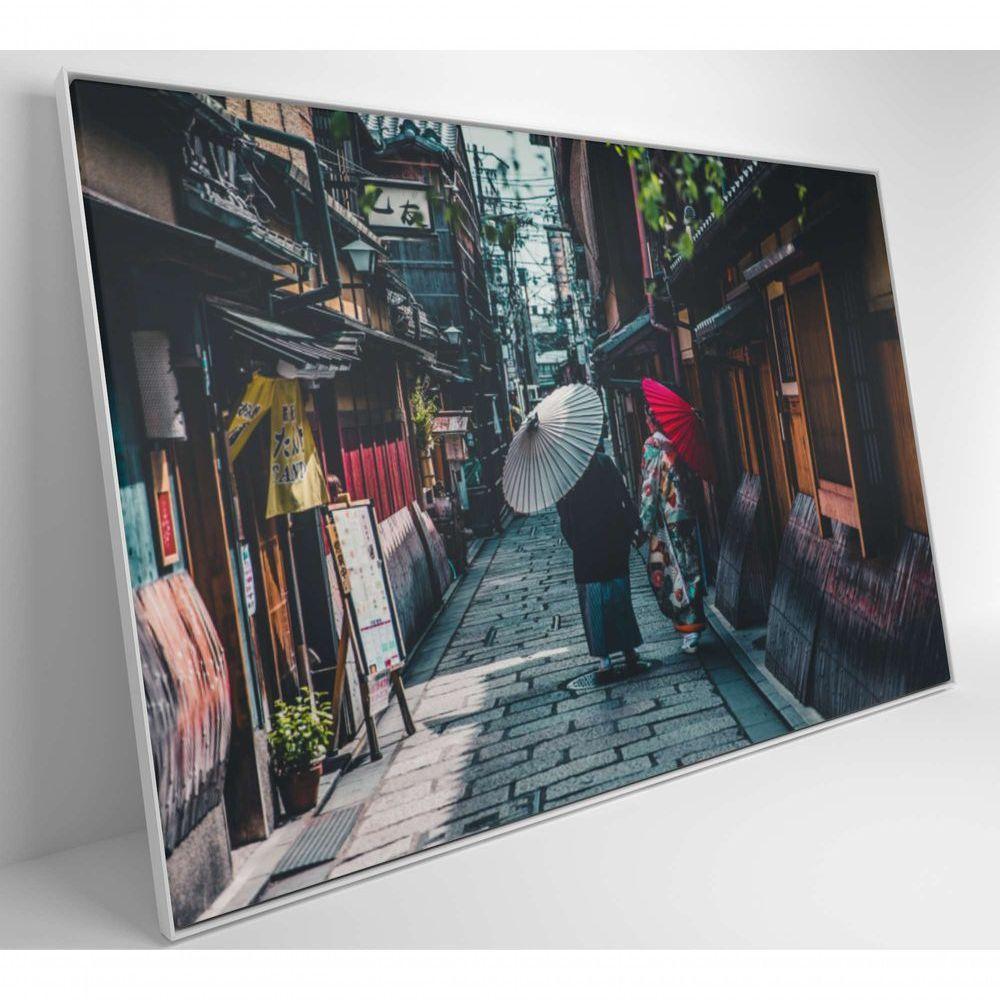 Quadro Viela Festival Japonês 60x40 Cm Tecido Canvas - 7