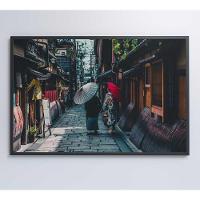 Quadro Viela Festival Japonês 60x40 Cm Tecido Canvas - 5