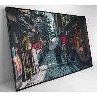 Quadro Viela Festival Japonês 60x40 Cm Tecido Canvas - 7