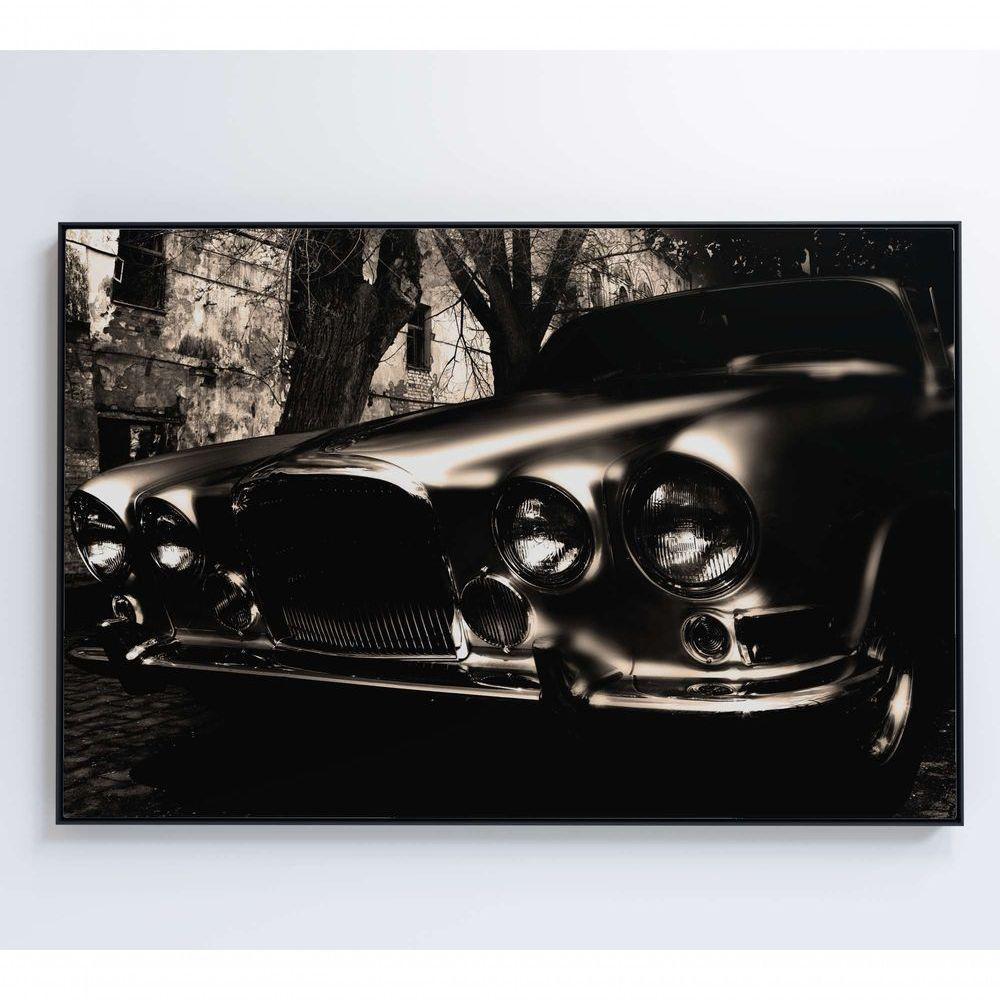 Quadro Carro Clássico 60x40 Cm Tecido Canvas - 3