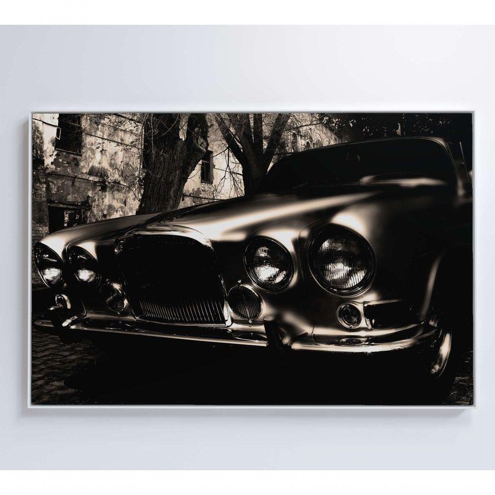 Quadro Carro Clássico 60x40 Cm Tecido Canvas - 6