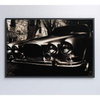 Quadro Carro Clássico 60x40 Cm Tecido Canvas