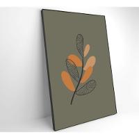 Quadro Abstrato Flores 40x60 Cm Tecido Canvas - 7