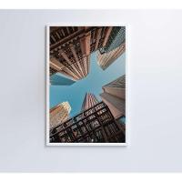 Quadro Nova York Prédios 80x120 Cm Vidro Impresso - 6