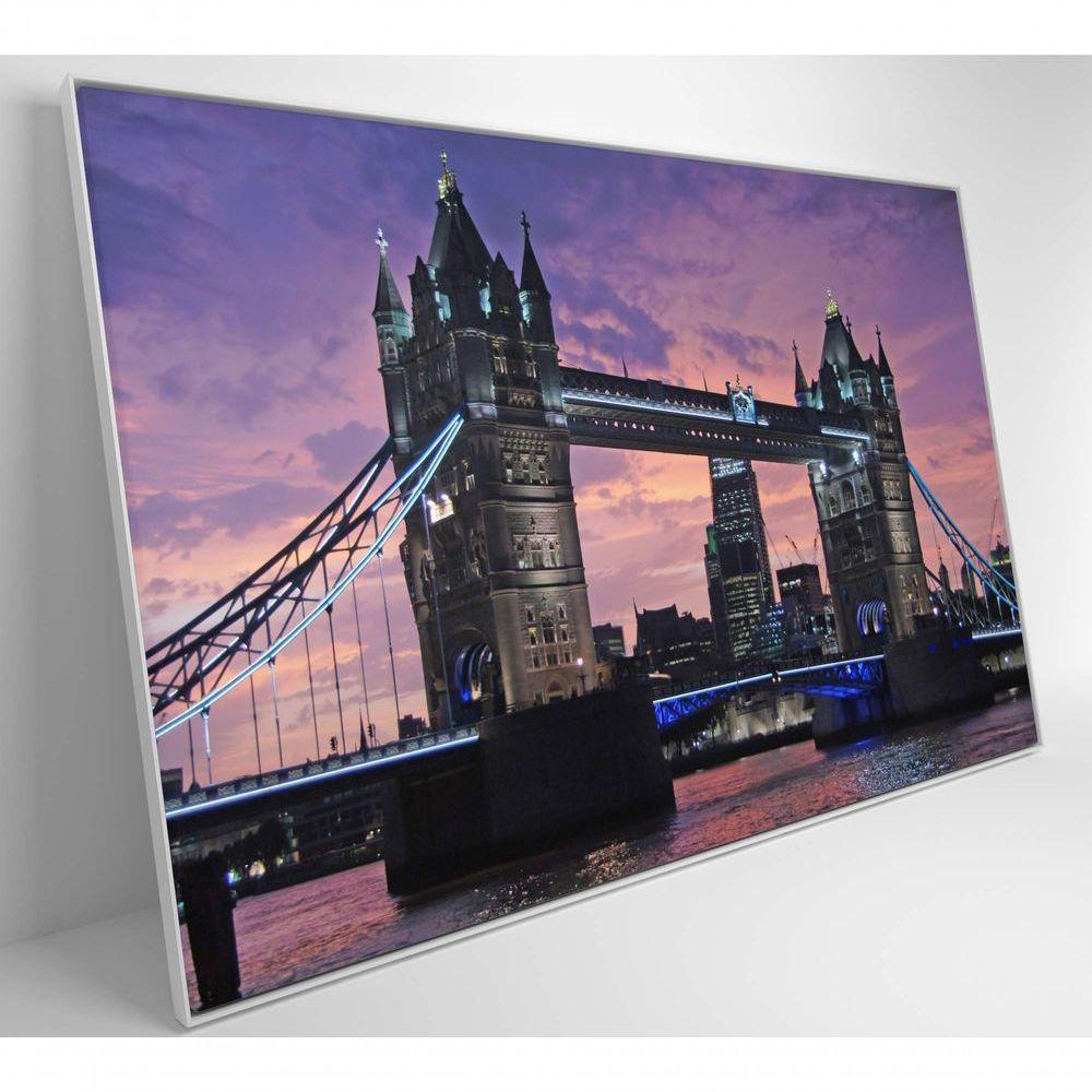 Quadro Ponte Da Torre 120x80 Cm Vidro Impresso - 2