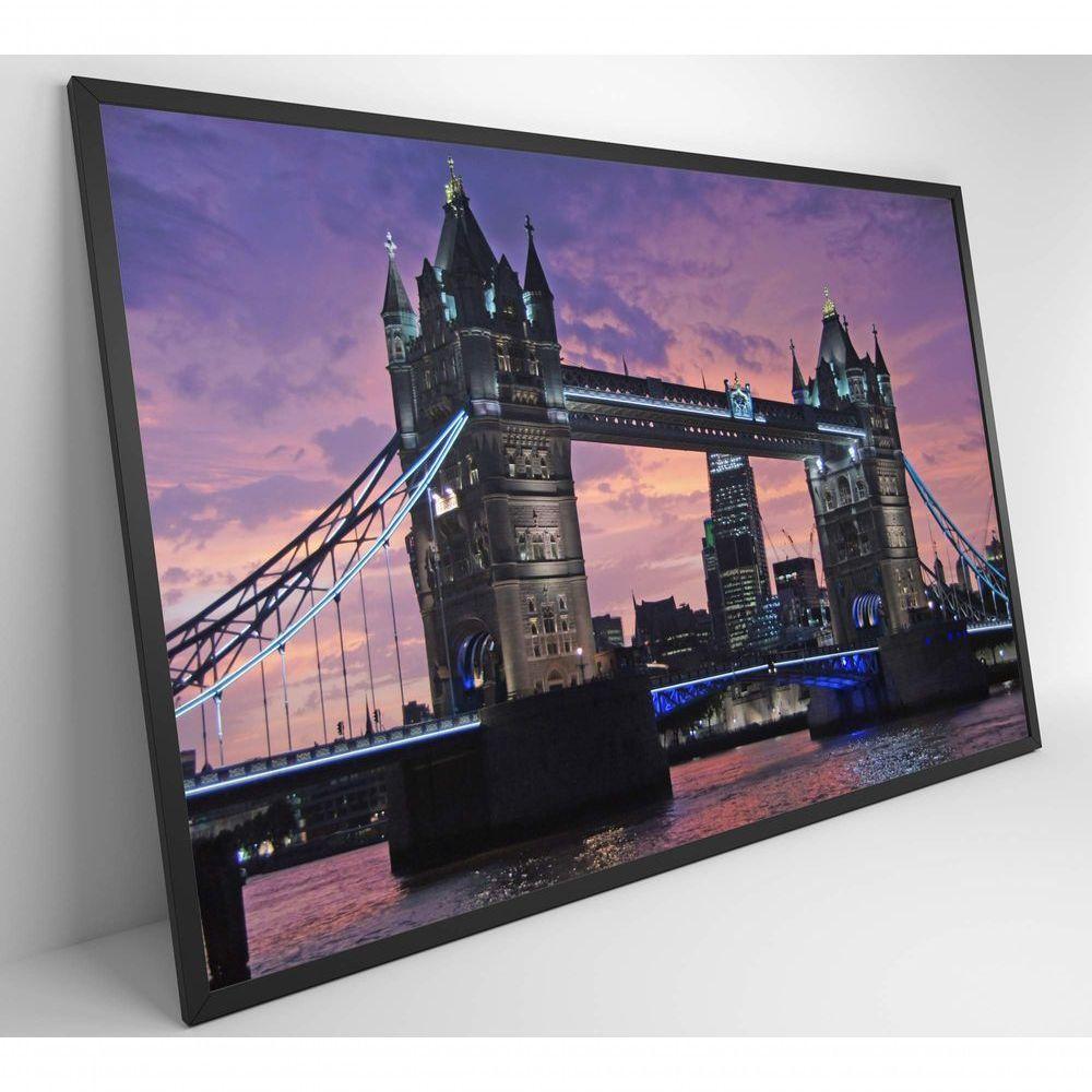 Quadro Ponte Da Torre 120x80 Cm Vidro Impresso - 4