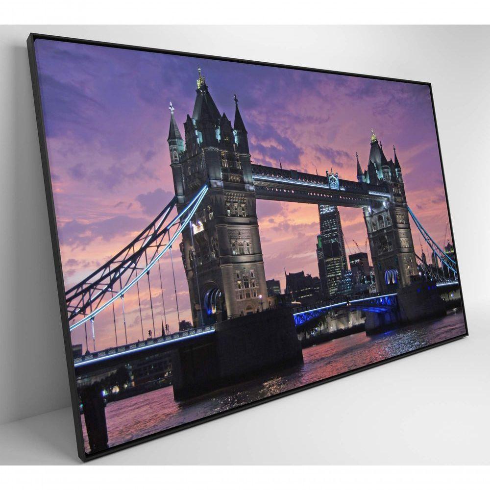 Quadro Ponte Da Torre 120x80 Cm Vidro Impresso - 8