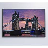 Quadro Ponte Da Torre 120x80 Cm Vidro Impresso - 5