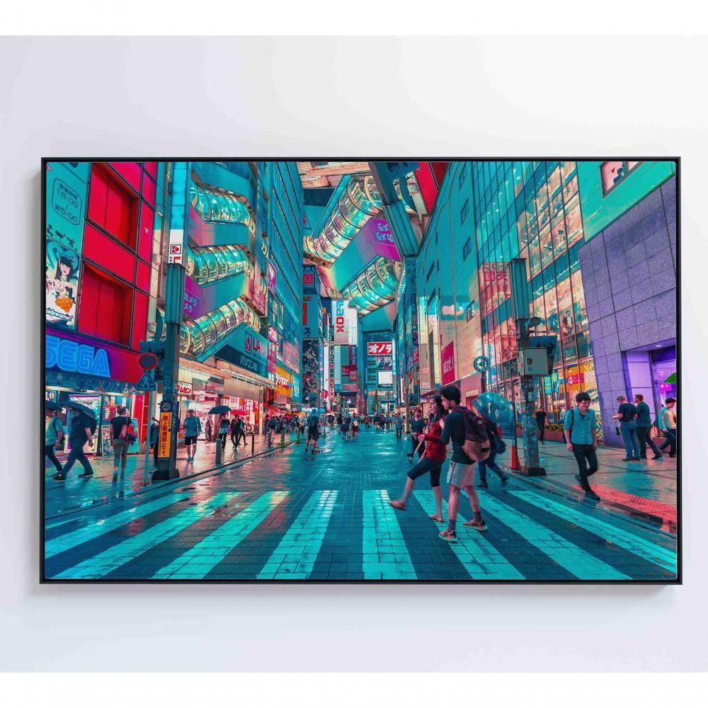 Quadro Rua Em Tókio 120x80 Cm Tecido Canvas - 2