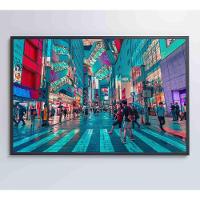 Quadro Rua Em Tókio 120x80 Cm Tecido Canvas - 3