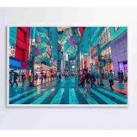 Quadro Rua Em Tókio 120x80 Cm Tecido Canvas - 6