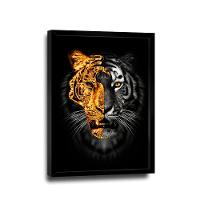 Quadro Tigre Ouro -- Br Artes - 4