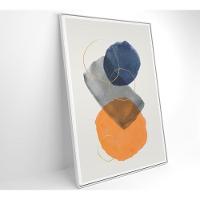 Quadro Abstrato Círculo 2 40x60 Cm Vidro Impresso - 6