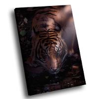 Quadro Tigre Dark -- Br Artes - 1