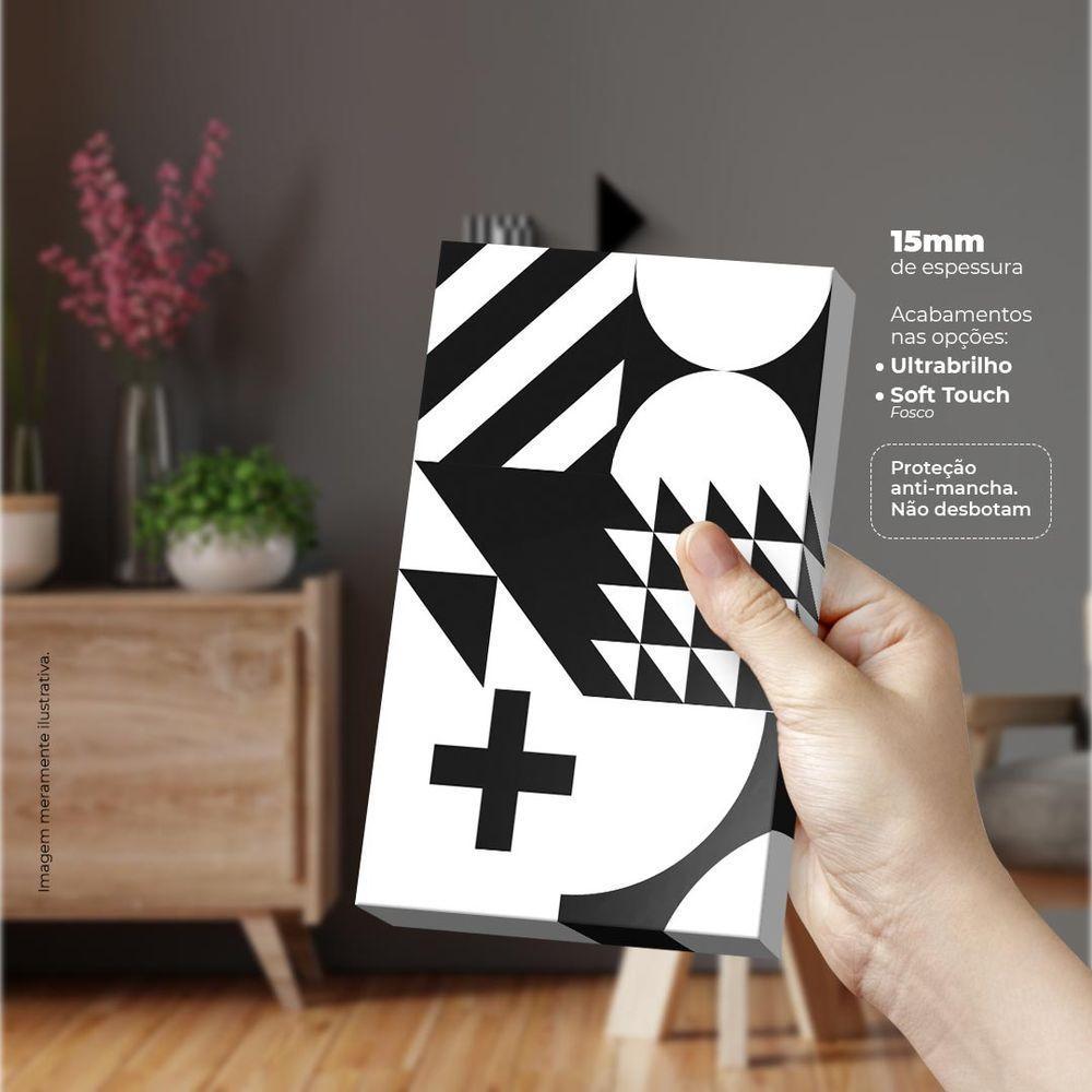 Geométrico 1 Quadro Com 6 Peças 15mm Ultra-brilho - 5