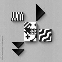 Geométrico 1 Quadro Com 6 Peças 15mm Ultra-brilho - 1