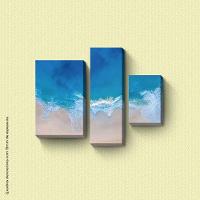 Praia Quadro Com 3 Peças 15mm Ultra-brilho - 1