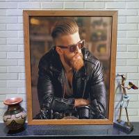 Quadros Barba Barbearia 35cmx45cms Modelo 2 - 1